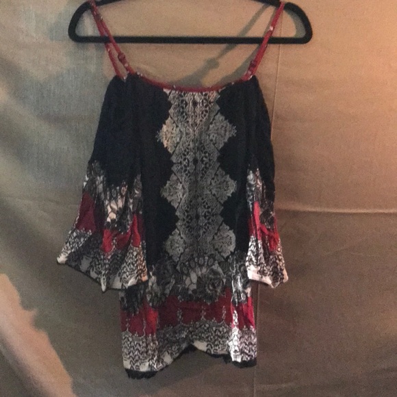 Angie BoHo off the shoulder blouse/shirt/top - Picture 3 of 4